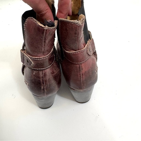 Bed Stu Liberate Maroon Harness Boots Size 7 - Picture 7 of 11
